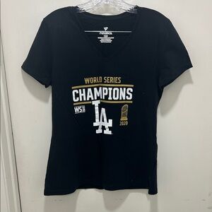Fanatics Women's Black World Series Champions Tee